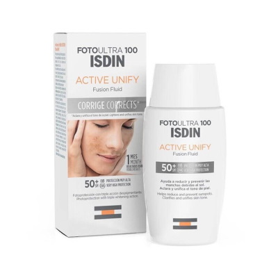 active-unify400.jpg ضدآفتاب اکتیو یونیفای ایزدین ISDIN active unify fudion fluid - تصویر 1