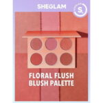 پالت رژگونه 6 رنگ شیگلم SHEGLAM floral flush