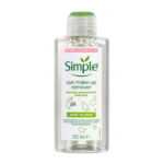 چشم پاک کن تک فاز سیمپل SIMPLE eye makeup remover 125ml